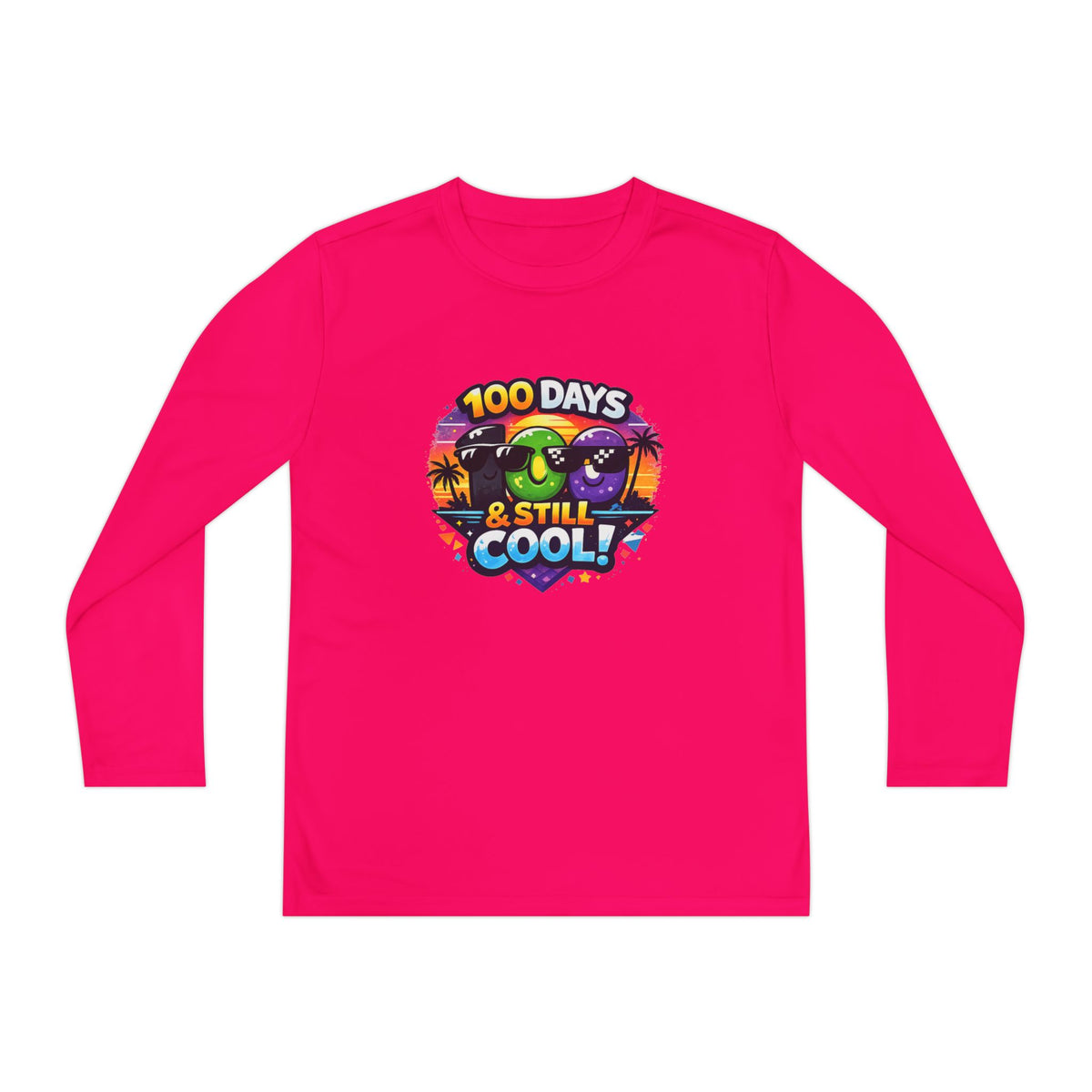 100 Days and Still Cool Kids Long Sleeve Tee | 100th Day School Shirt