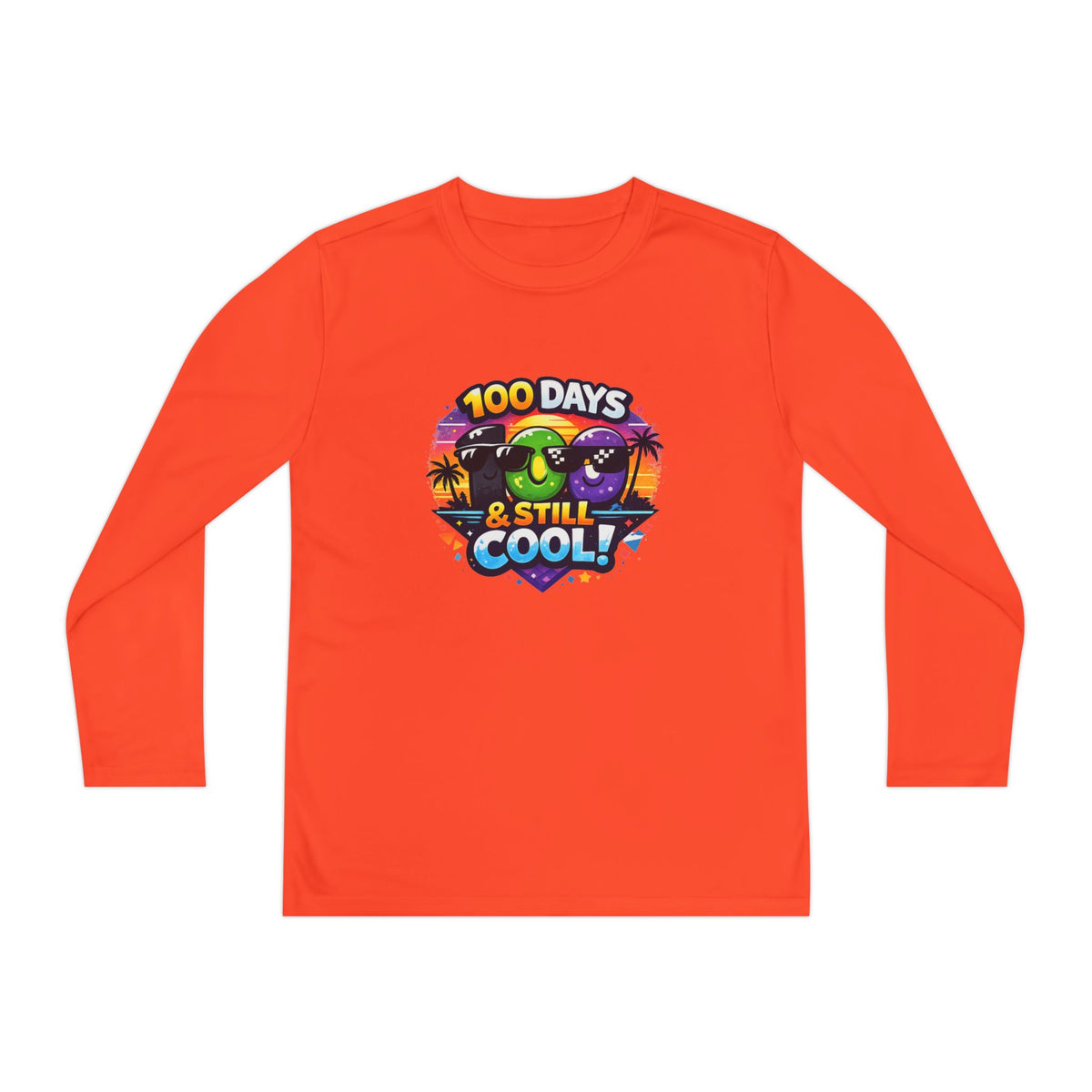 100 Days and Still Cool Kids Long Sleeve Tee | 100th Day School Shirt
