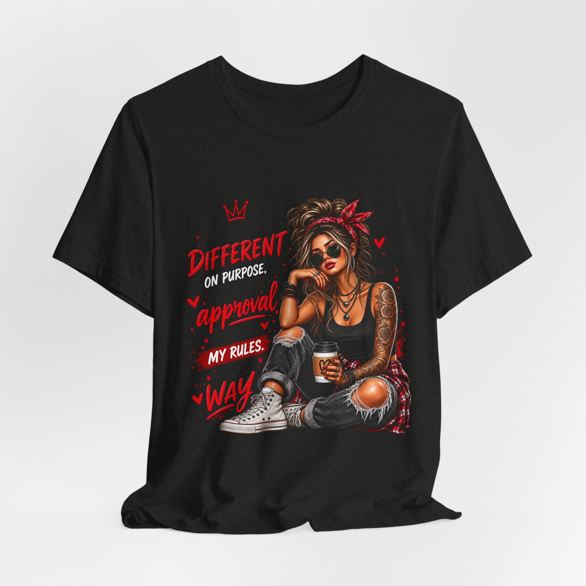 Built Different Shirt for Women | Motivational Graphic Tee | Empowerment T-Shirt | Strong Woman Shirt | Inspirational Gift