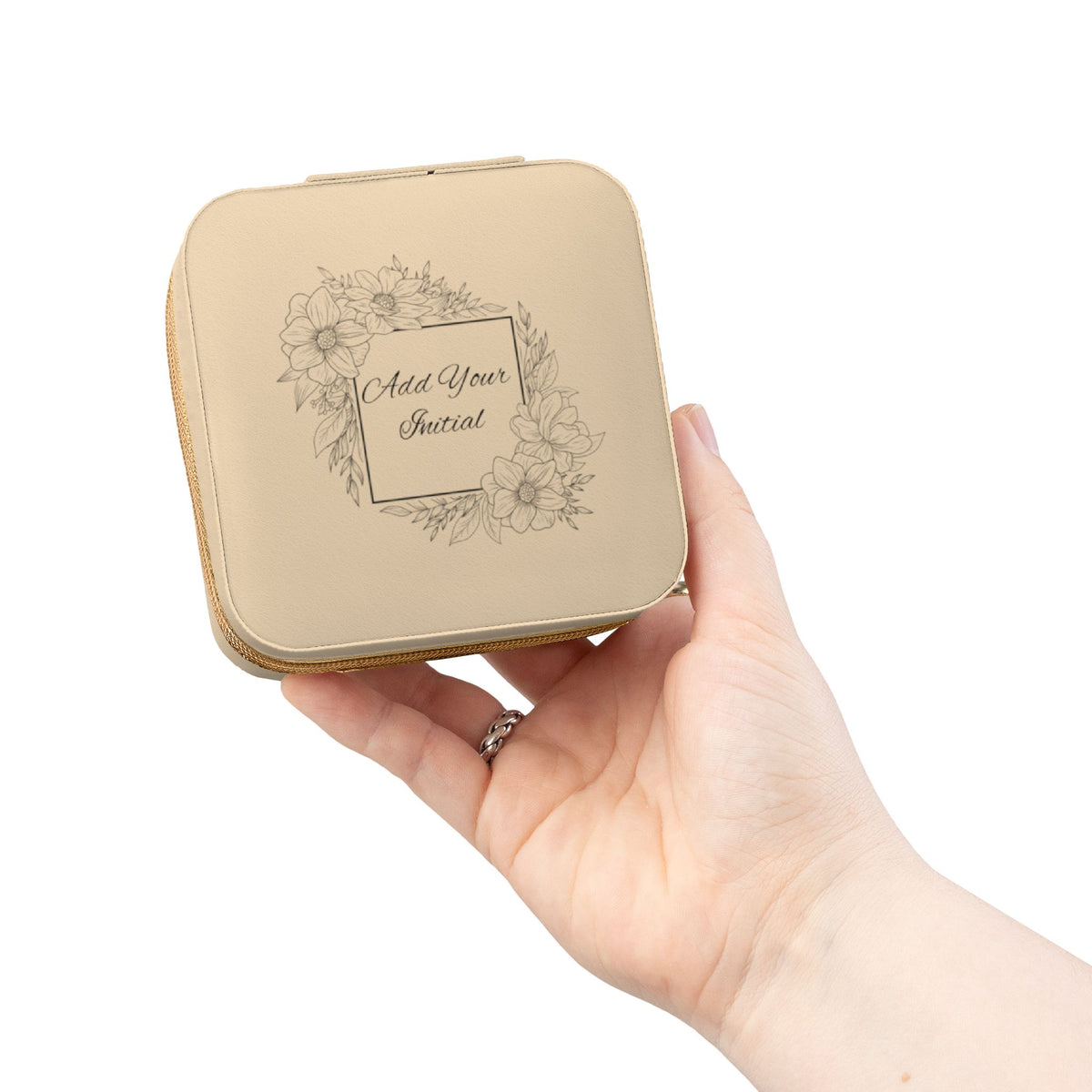 Personalized Jewelry Box for Women, Custom Travel Jewelry Case